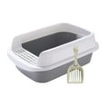 thumbnail image 3 of Caja de arena para gatos perfecl orinal semicerrada a prueba de salpicaduras Gris Medio, 3 of 8