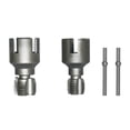 thumbnail image 4 of Integrated Pipe Thread Cutting Tool, Internal & External Pipe Threader Kit, 1/2-3/4 Inch Electric Drill Compatible PVC Plumbing Repair Tool with Hexagonal Shank, 4 of 8