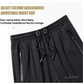 thumbnail image 6 of Men's Plus Size Ice Silk Stretch Shorts, Summer Loose Sports & Recreation Shorts, Breathable Workout Running Quick Dry Shorts, 6 of 10