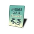 thumbnail image 4 of Another Day in Paradise Novelty Decor, Metal Wall Sign - 10x14 Inches, 4 of 4