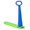 thumbnail image 1 of Gymax Folding Snow Scooter W/Grip Handle Portable Snow Sled for Kids Teenagers Green + Blue, 1 of 10