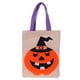 thumbnail image 1 of Bolsa de mano NikouMX Lino Saco de almacenamiento Halloween Negro Calabaza Beige, 1 of 8