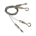 thumbnail image 3 of Fil de Suspension Réglable pour Photos Supports Robustes - Lot de 4 Matériel de Suspension, 2M X1.5mm Corde en Acier Inoxydable, 3 of 5