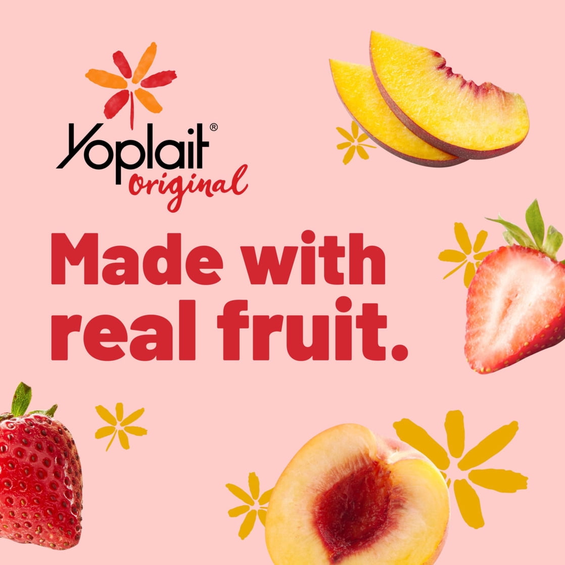 Yoplait Original Low Fat Yogurt Variety Pack, 12 Yogurt Cups, 72 oz