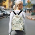 thumbnail image 7 of FORMRS Mini Backpack Purse for Women Travel Daypack Casual Shoulder Bag, Gray Marble Pattern, 7 of 7