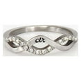 thumbnail image 3 of Ringmasters Crossover Stainless Steel with CZ Stones Choose the Right CTR Ring Size 6, 3 of 7