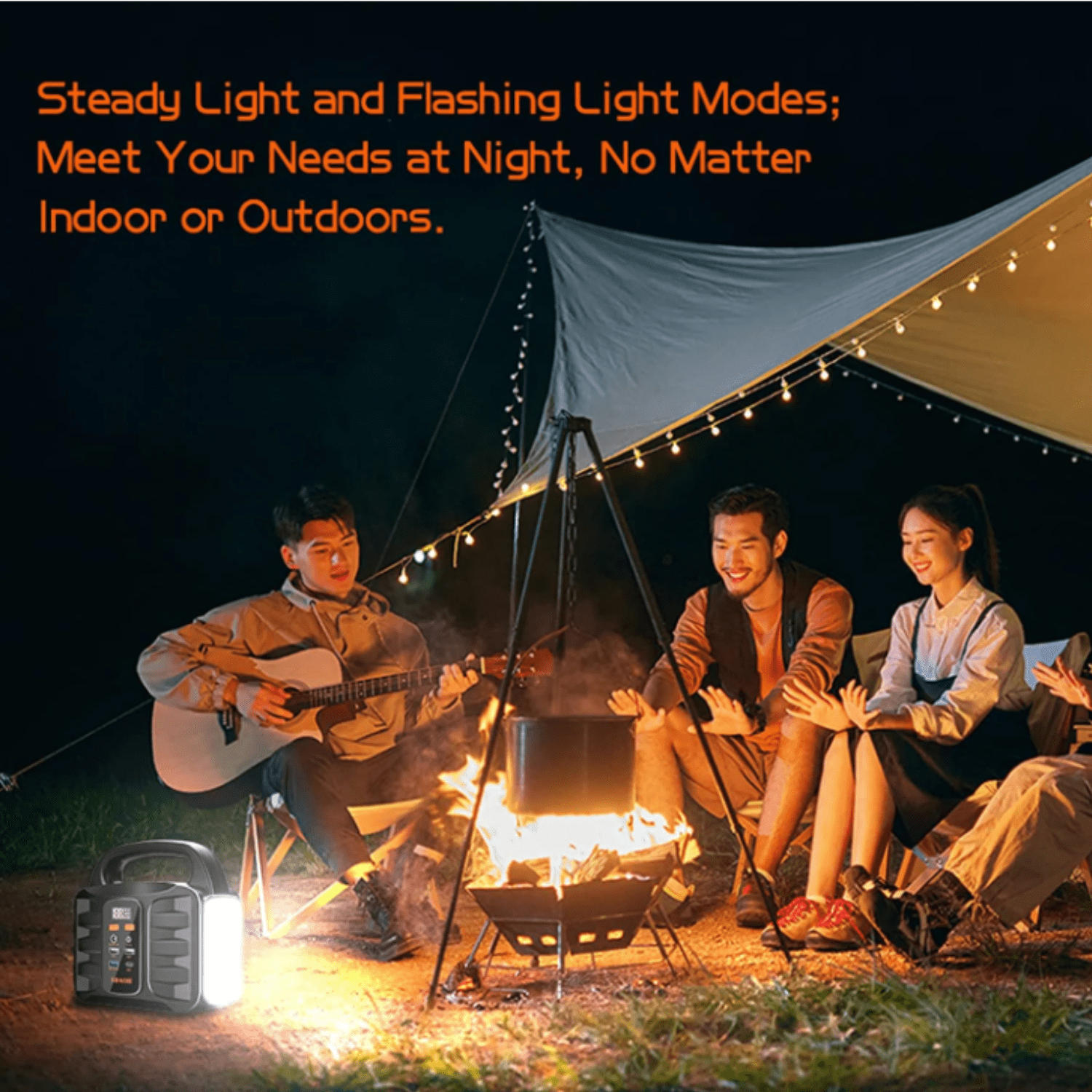 Portable Power Station, Powerstation 42000mAh 220V/150W-200W AC Outlet for Camping Travel Emergency