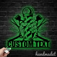 thumbnail image 2 of Handmadetneonsign Barber Metal Wall Art Light, Hair Salon Barber Metal Sign Wall Decor, Hair Salon Metal Decor, 2 of 5