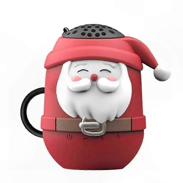 Mini Portable Wireless Speaker, Bluetooth Speaker with Festive Design for Music and Calls