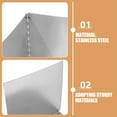 thumbnail image 3 of BESTYASH Home Cooks Kitchen Insulation Baffle Stainless Steel Splatter Guard for Frying 1Pcs, 3 of 8