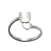 thumbnail image 2 of Xihbxyly Liquidation Mode 26 Lettres Anglaises Bagues Ouvertes Acier Inoxydable Filles Bijoux Rétro Offres du Jour, 2 of 2