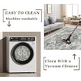 thumbnail image 6 of BERTHMEER 5'x7' Persian Area Rugs for Living Room Gray Rugs Kitchen Bedroom Office Farmhouse Vintage Retro Distressed Oriental Rugs Machine Washable non-slip, 6 of 9