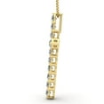 thumbnail image 4 of 1.50 Carat TW Natural Diamond Cross Pendant Necklace in 14k Yellow Gold (G-H Color, I1 Clarity), 4 of 5