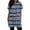 Navy, variant on Duoif Women's Casual V Neck Short Sleeve Dress Loose Fit T Shirt Dress with Pockets Black L
