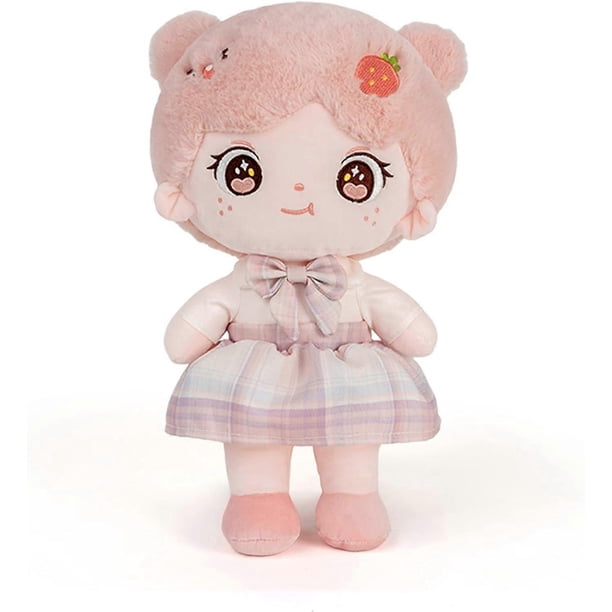 My First Baby Doll,9 Cute Rag Doll Soft Baby Dolls for Girls Infants Toddlers Boys Pink