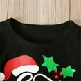 thumbnail image 6 of TAIAOJING Outfits For Girls Kids Toddler Baby Boys Cotton Print Autumn Santa Christmas Ruffle Long Sleeve Bell Buttom Set Girl Clothing 18-24 Months, 6 of 7