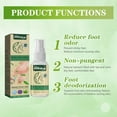 Kokovifyves Fresh Foot Deodorant Spray,Prevent Stinky Feet,Reduce