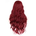 thumbnail image 4 of BERON Dark Red Wigs Long Wavy Wig for Women 28' Middle Part Wig Synthetic Heat Resistant Hair Wigs, 4 of 4
