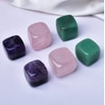 thumbnail image 7 of Amethyst Whiskey Stones Chilling Crystal Ice Cubes for Drinks Whiskey Rocks 0.7-0.8" Wine Cubes Gifts for Women Set of 6, 7 of 7