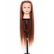 thumbnail image 5 of Cabeza de maniquí de fibra sintética Cabeza de entrenamiento de peluquería Cabeza de muñeca de cosmetología, 5 of 15