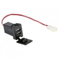 thumbnail image 1 of Adaptador de corriente USB, cargador de coche USB dual de 12 V-24 V CC a 5 V Cargador de coche USB diseñado meticulosamente, 1 of 9