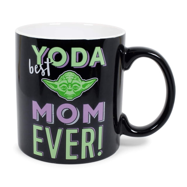 Taza de café STAR WARS Yoda Best Mom Ever, 600 ml, cerámica