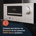 thumbnail image 3 of Estéreo  Bluetooth y reproductor de CD,  100 W con radio FM, visualización LCD retroiluminado, MAJORITY Oakcastle, 3 of 6