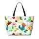 thumbnail image 2 of Fotbe Floral Vintage Bolsa de Viaje para Playa - Resistente al Agua, Bolsa Tote de Gran Capacidad y Ligera con 7 Bolsillos para Mujeres y Hombres, 2 of 7