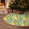 thumbnail image 6 of KLL Cartoon Panda And Leaf Christmas Tree Skirt 30" ,Party Decorations Farmhouse for Christmas Decorations Holiday Party, 6 of 6