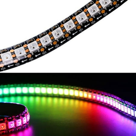 

LED Lights Full Color Led Pixel Strip Lighting WS2812B DC5V DIY PCB Waterproof 144leds