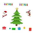 thumbnail image 2 of lionlar Christmas Tree Refrigerator Stickers Funny Kitchen Decor for Family Car Home Style B, 2 of 9