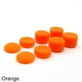 thumbnail image 1 of 8X Silicone Replacement Key Cap Pad for PS4 Controller Gamepad Game Accessories Orange, 1 of 2