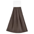 thumbnail image 7 of Haosy 2 Pack Kitchen Wash Cloths with Hanging Loops Absorbent Absorbent Quick Drying Hand Towels, Coffee Brown, 7 of 7