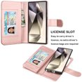 thumbnail image 3 of For Samsung Galaxy S24 Ultra Wallet Case, Ebizware Galaxy S24 Ultra Magnetic Leather Wallet Phone Case with Credit Card Slots Holder and Kickstand Folio Flip Detachable Cover - Marble, 3 of 9