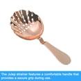 thumbnail image 3 of Julep Strainer, 1pcs - Stainless Steel Cocktail Strainer for Drinks, Strainer Spoon (Rose Gold, 175mm), 3 of 6