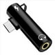 thumbnail image 3 of 2X Adaptador de Audio Tipo C Gancho Llamada MúSica Carga Convertidor de Auriculares de Orificio Redondo 2 en 1 de 3,5 mm, 3 of 6