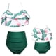 thumbnail image 1 of Traje de baño familiar a juego con lunares florales para madre e hija, traje de baño para mamá y yo, Bikini de playa, ropa para niños y niñas, trajes para niños (140) Gao Jinjia LED, 1 of 2