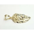 thumbnail image 5 of 10k yellow Gold lion head face leo zodiac Pendant charm fine gift jewelry 3.7g, 5 of 11