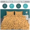 thumbnail image 5 of Winnie The Pooh 3-Piece Bedding Set Soft Quilt Cover Comfortable Pillow Cover 1 Duvet Cover 2 Pillow Shams Three-piece 90"x90", 5 of 5