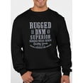thumbnail image 2 of Rugged Wear Denim. Sweatshirt Men -Image by Shutterstock, Male Large, 2 of 4
