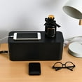 thumbnail image 4 of veasfak Multi-purpose Cable Tidy Case Management Cord Organizer Wires Keeper Black S, 4 of 7