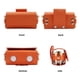 thumbnail image 2 of Soidarity Bolsa de almacenamiento elegante y espaciosa para equipo de golf, material de cuero para descanso, bolsa de pelota de gran capacidad Ropa Deportiva, Zapatos naranja, 2 of 6
