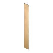 Side Panel - for 6 Feet High - 18 Inch Deep Designer Wood Locker - with Sloping Hood - Maple