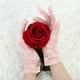 thumbnail image 4 of Par de Guantes Dedo Completo Allegra K Rosa Talla Única Encaje Floral, 4 of 5