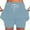 Sky Blue, variant on ABATAB Women's Athletic Skort Lightweight Tennis Middle Waist Skirt Drawastring Summer Comfy Golf Workout Running Sports Skorts