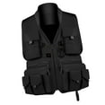 thumbnail image 2 of Chaleco respirable chaqueta del chaleco del calentador del cuerpo Negro l shamjiam Chaleco de pesca para hombres, 2 of 9