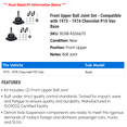 thumbnail image 2 of Front Upper Ball Joint Set - Compatible with 1973 - 1974 Chevy P10 Van Base, 2 of 2