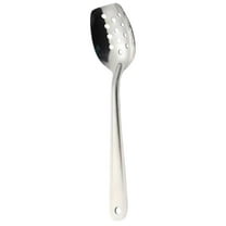 Uioepy Stainless Serving Spoons and Slotted Spoons for Hotel Buffet Ideal for Dish Portioning and Salad Serving with Quality kitchen utensils, 1 cutlery (L meal drain)