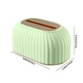 thumbnail image 3 of Usloyux under $5 Automatic Tissue Box, Spring Loaded Pop-Up Tissue Dispenser for Home Office, Modern Plastic Tissue Holder for Bathroom Living Room, Decorative Tissue Container, 3 of 8