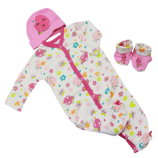 Ropa de muñecas para bebés de 22 a 23 pulgada pelele, traje de muñeca de simución, vestido para niña Reborn Zulema mono del mameluco de las muñecas